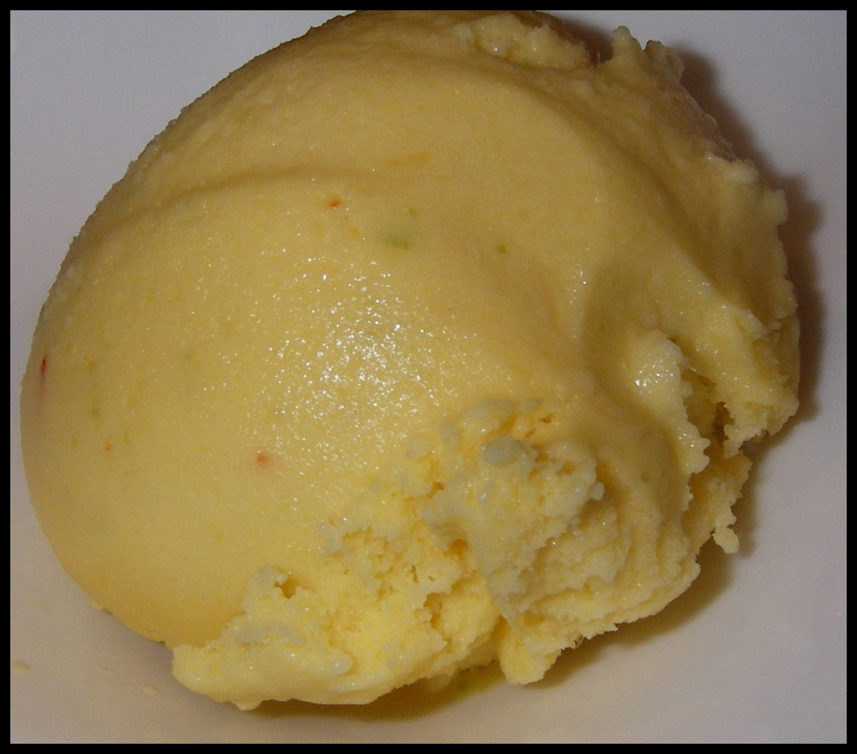 Mango and Chile Pepper Ice Cream