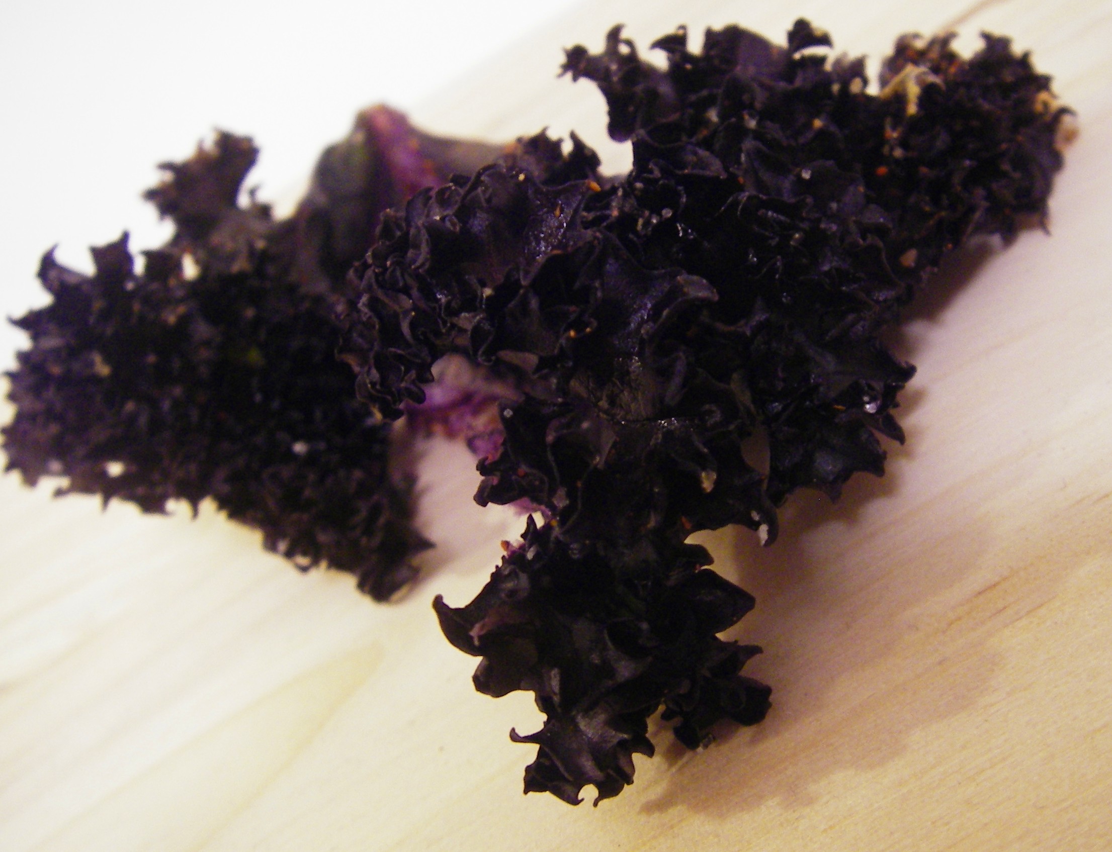 Kale Chips from the Back of the Pack