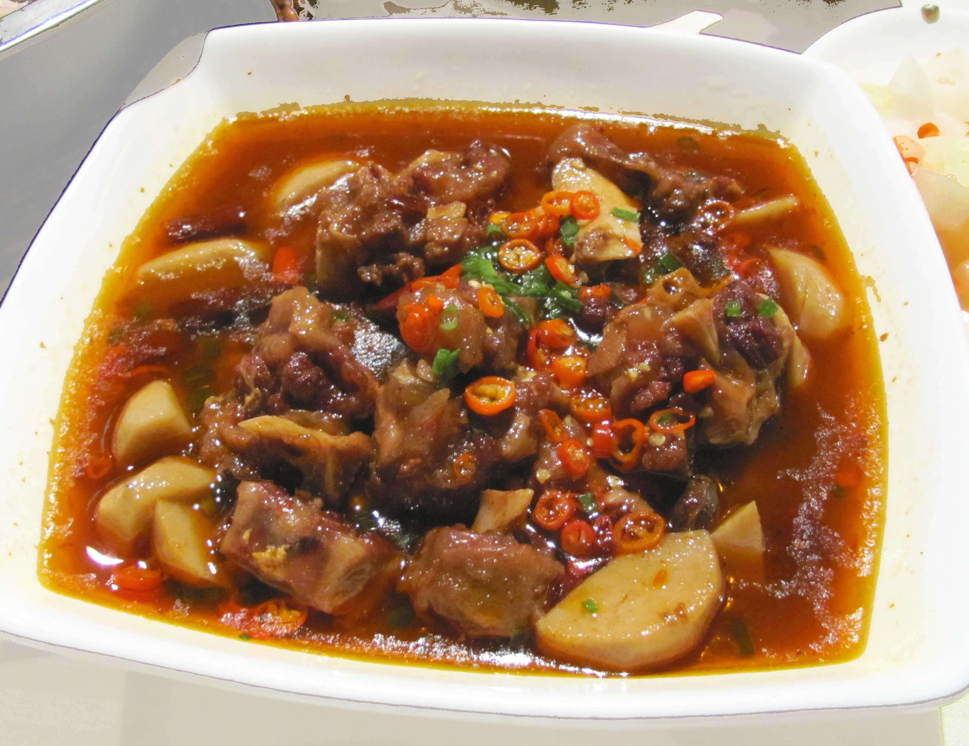 taro and oxtail
