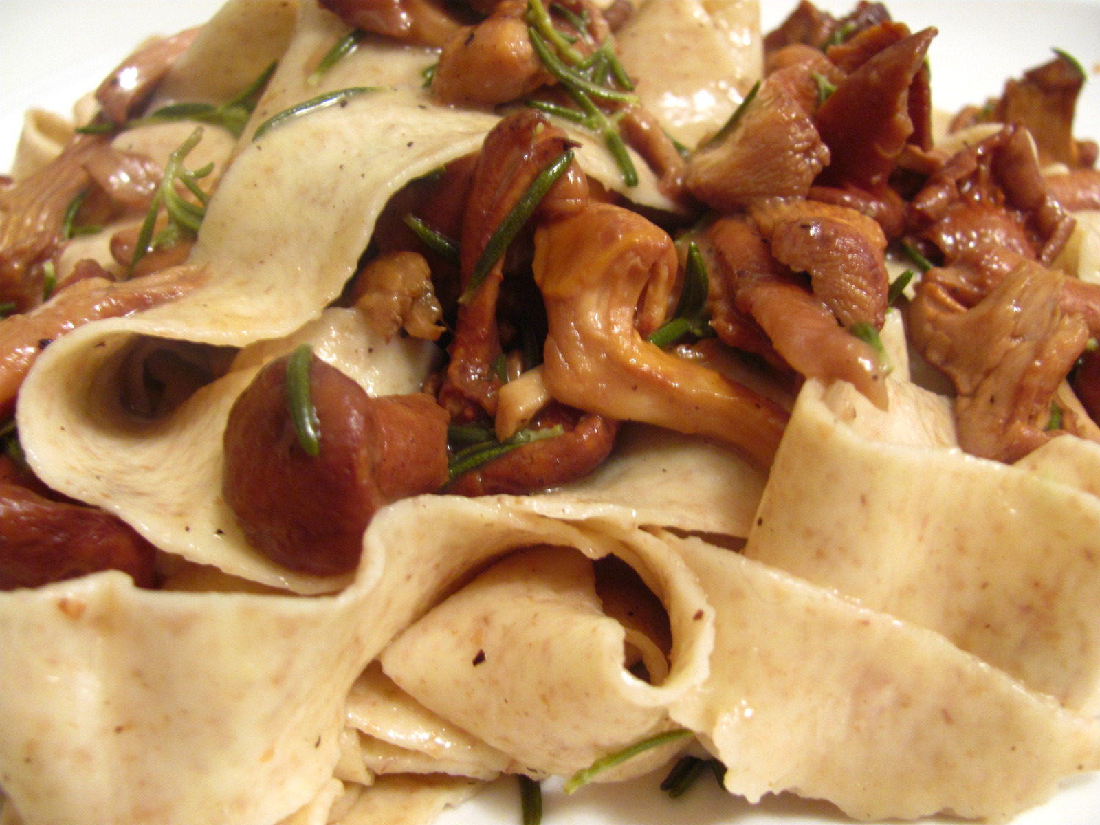 Chanterelles with Rosemary: A Foraged Feast